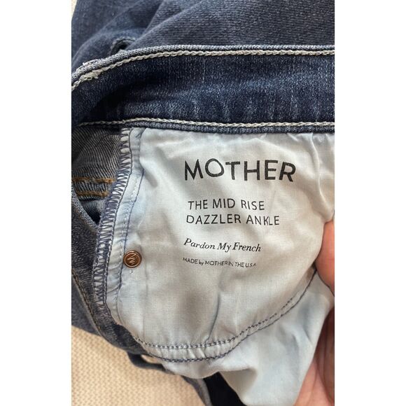 MOTHER The Mid Rise Dazzler Ankle Jeans - Picture 7 of 10
